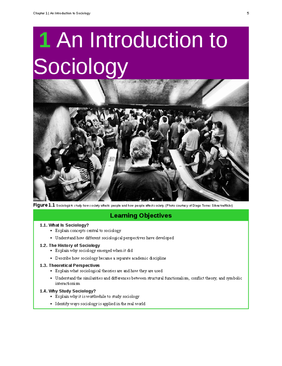 Reading of week 7 - social science - 1 An Introduction to Sociology ...