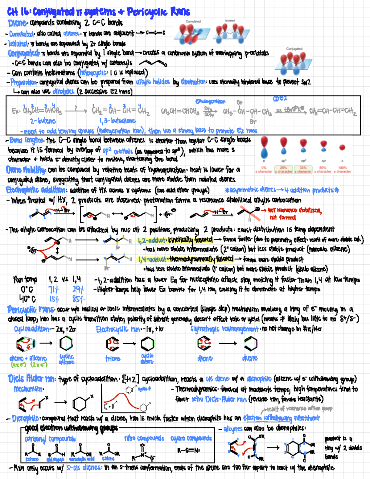 Ch 16 conjugated systems - CH16:Conjugated in systems - Pericyclic Rxns ...