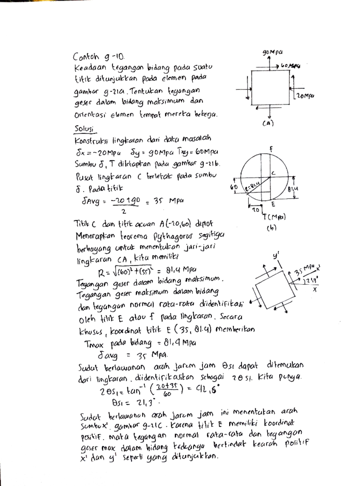 Example Problem 9.10 - Mekanika Kekuatan Material - Studocu