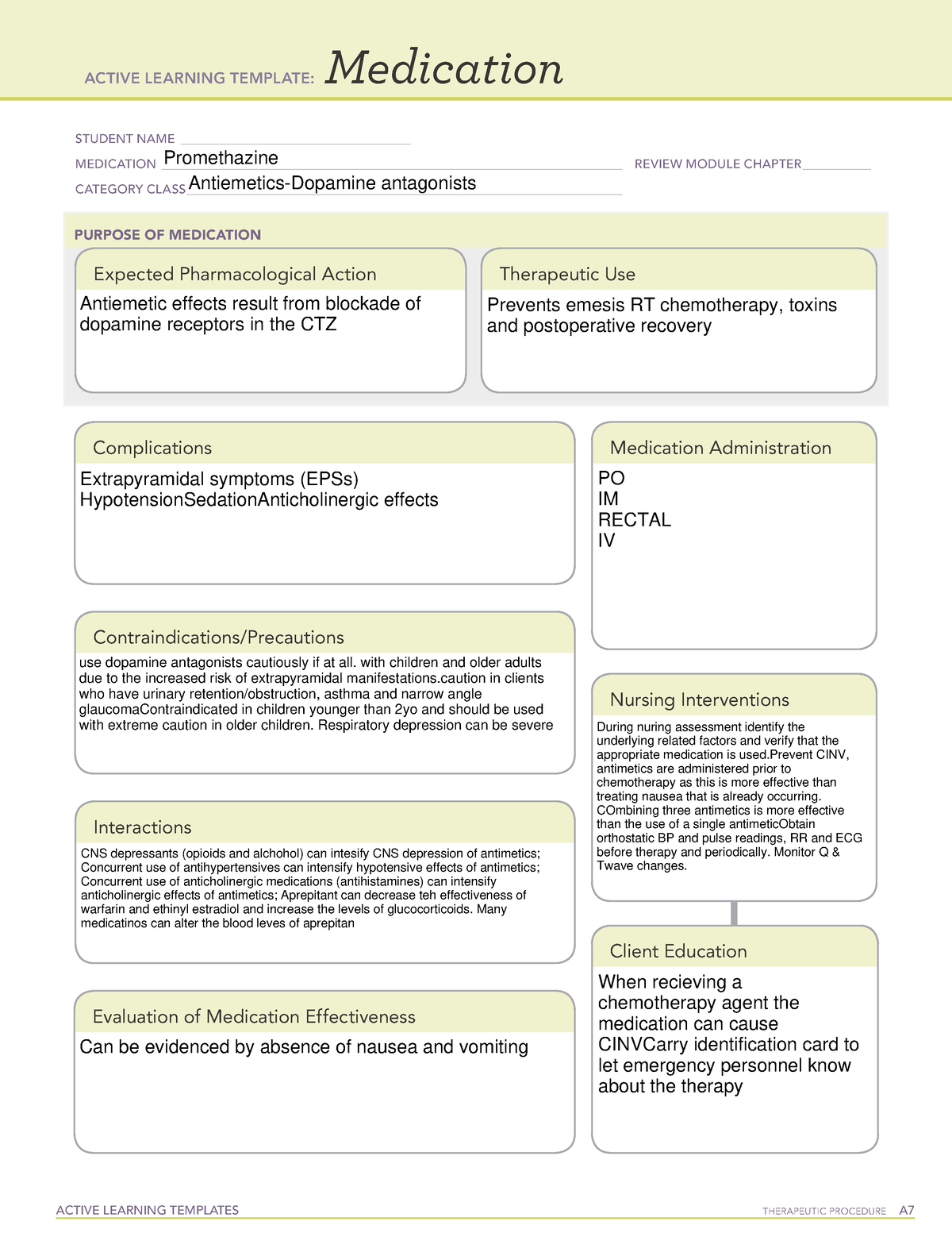active-learning-template-medication-12-prom-active-learning-templates-therapeutic-procedure-a