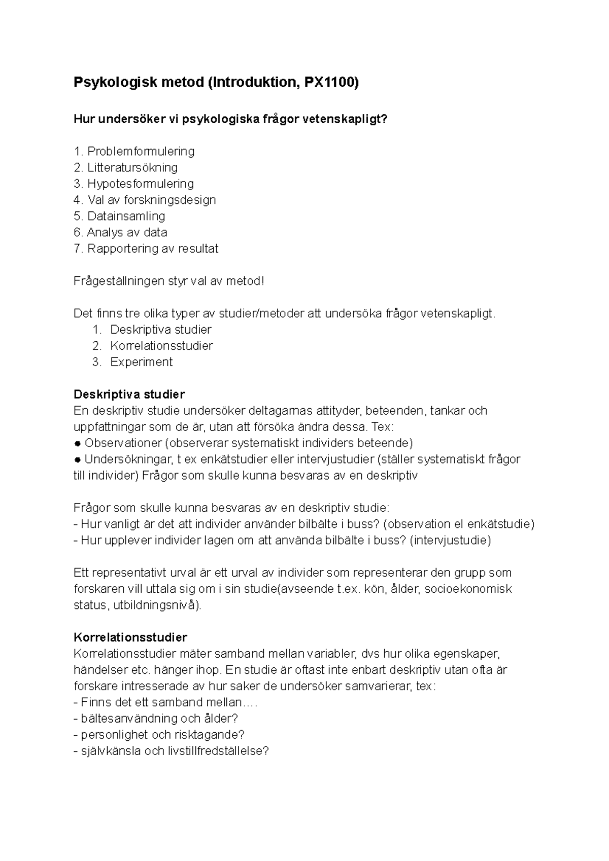 the experiment psykologisk analys