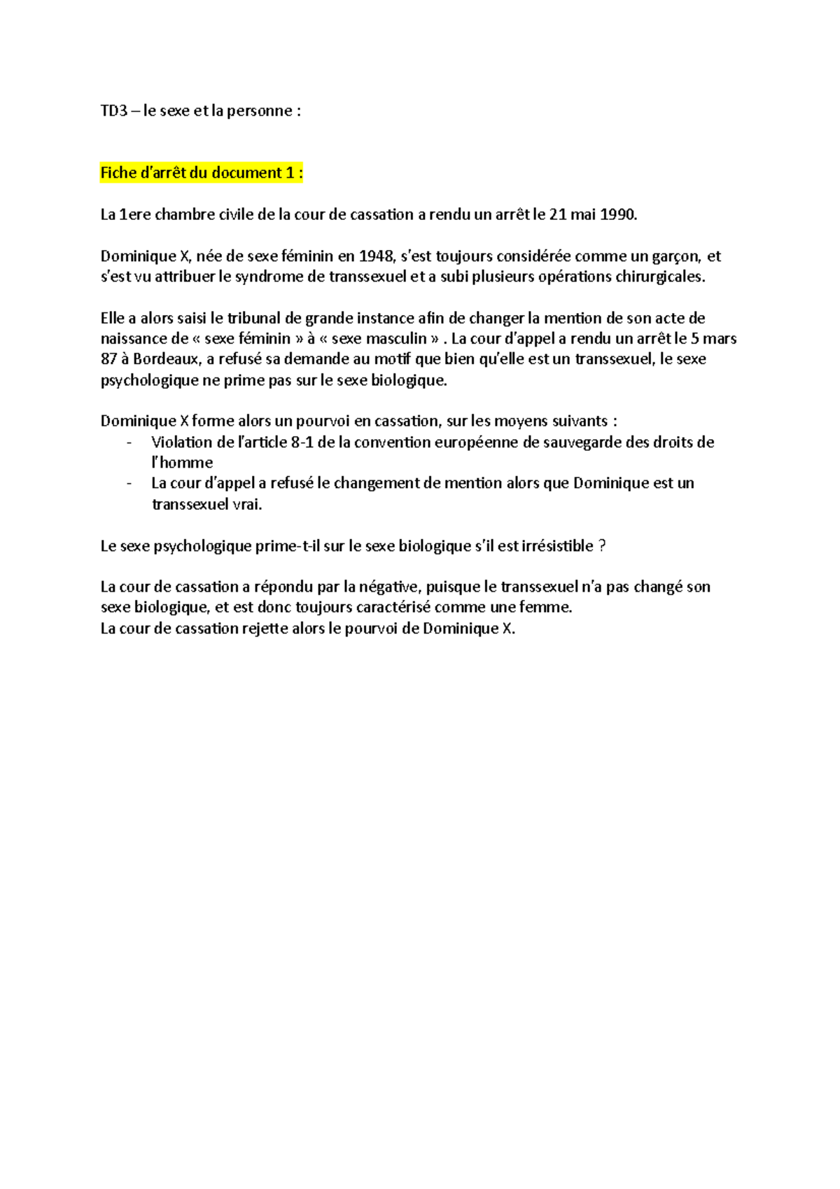 Qcm Théorie Générale De La Justice L1 Droit