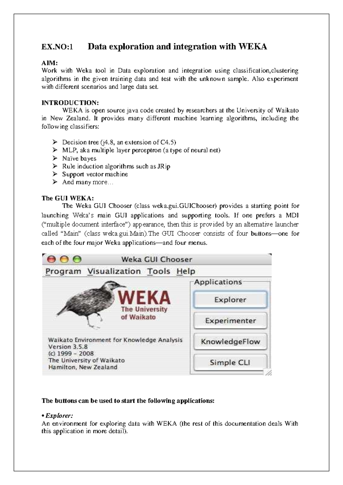 DATA Warehouse LAB Manual EX1 Data exploration and integration with