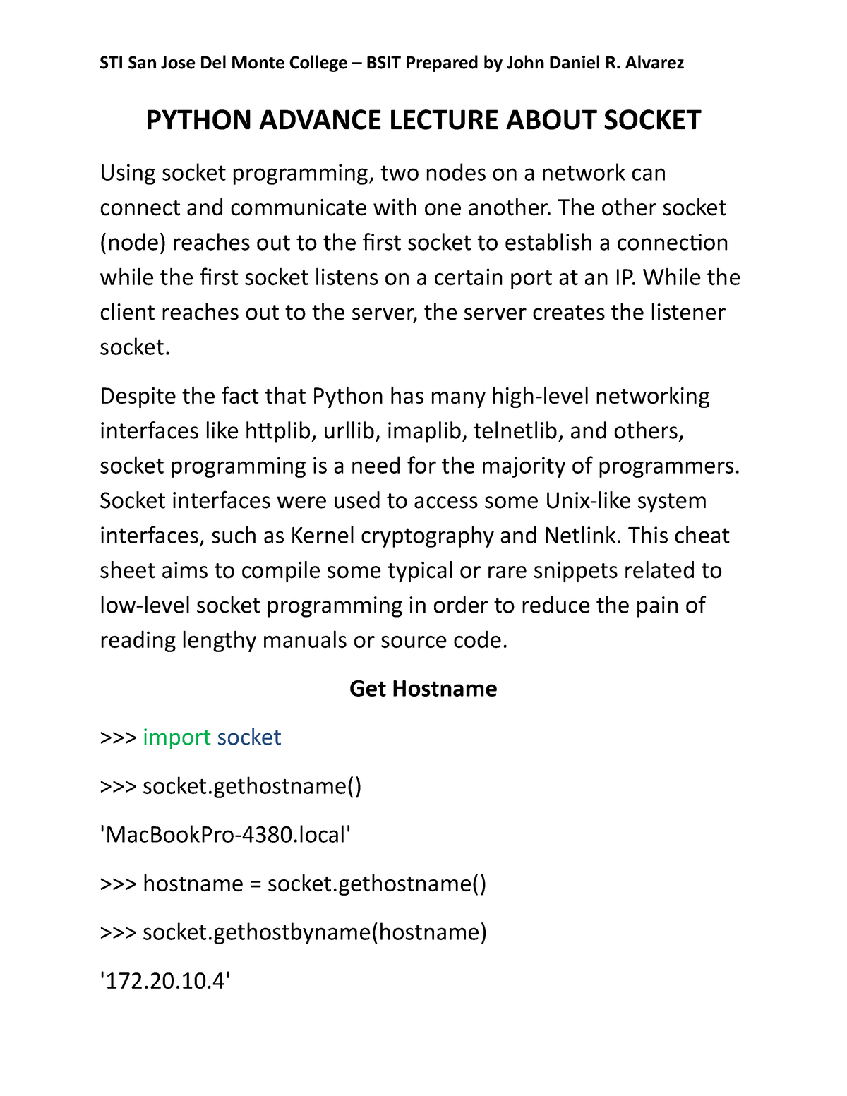 python-advance-lecture-about-socket-information-technology-studocu