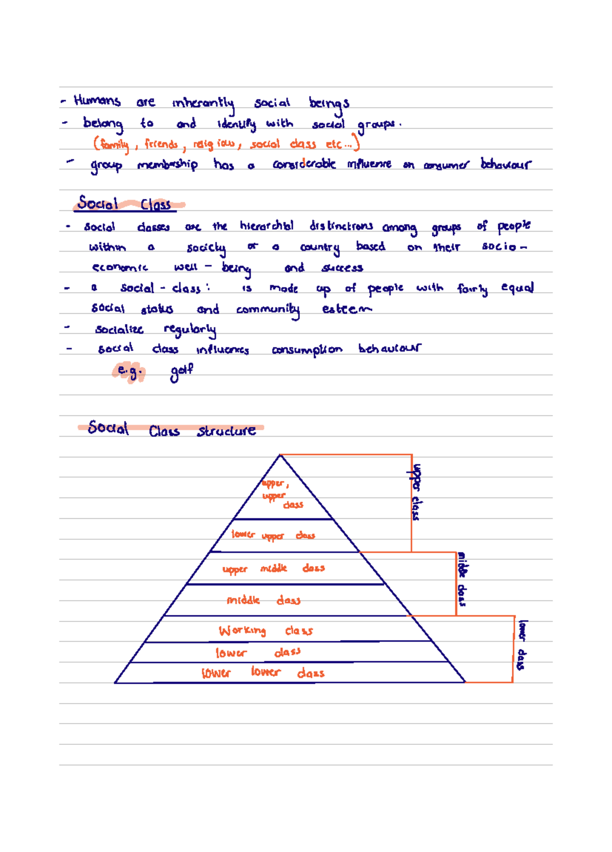 Chapter 7 Social class, reference groups and the diffusion of ...