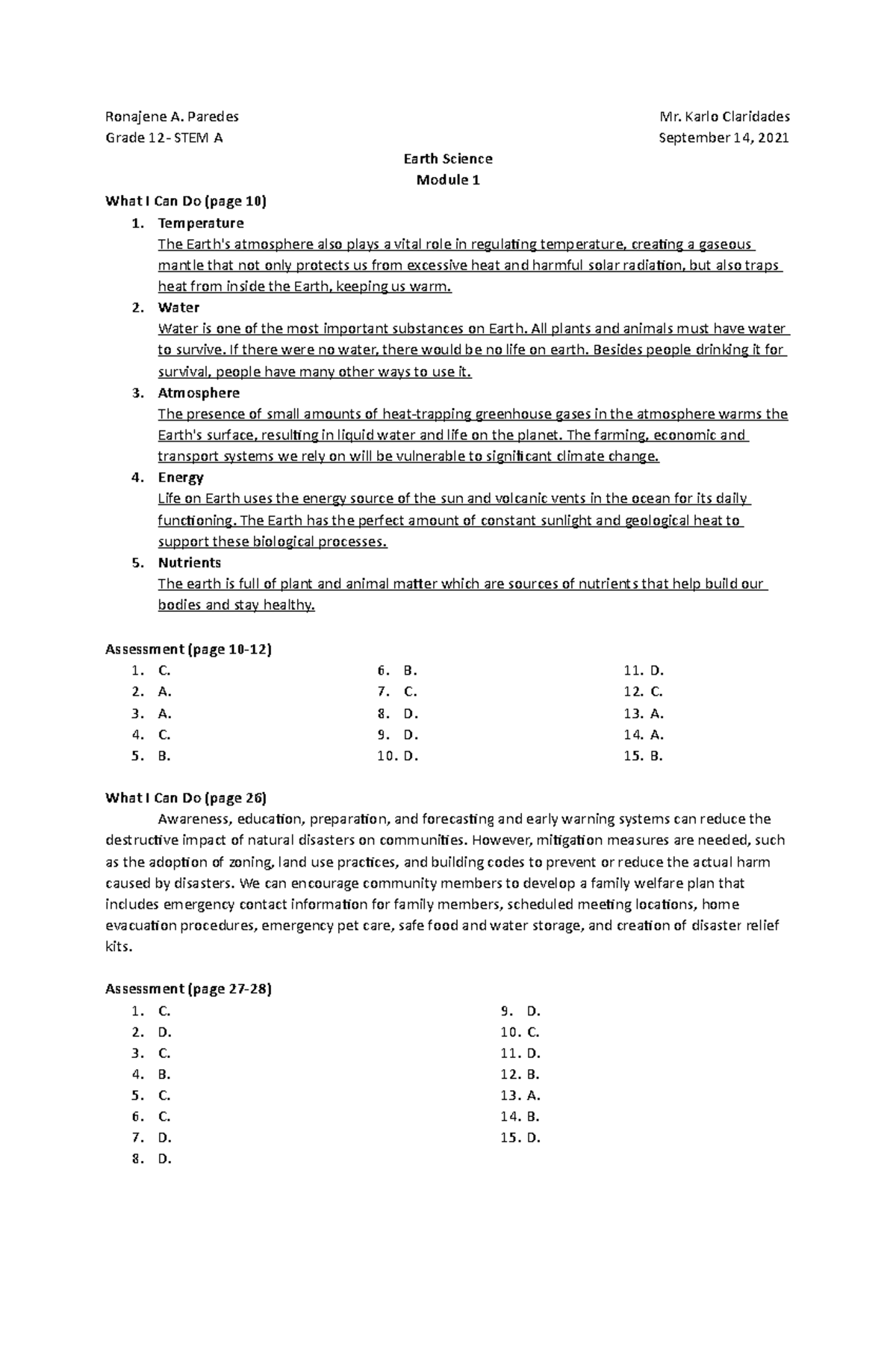 Answer 1 - kljpkhpogdpojhpo[ot - Ronajene A. Paredes Grade 12- STEM A ...