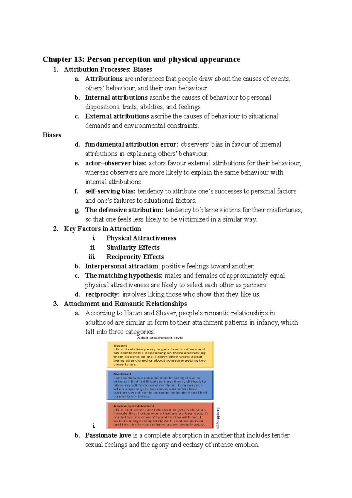 Psych Final Exam - Chapters 13 14 And 15 - Chapter 13: Person ...