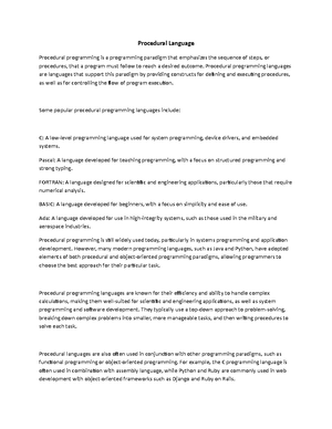 Functional Languages - Functional Languages Functional programming is a ...