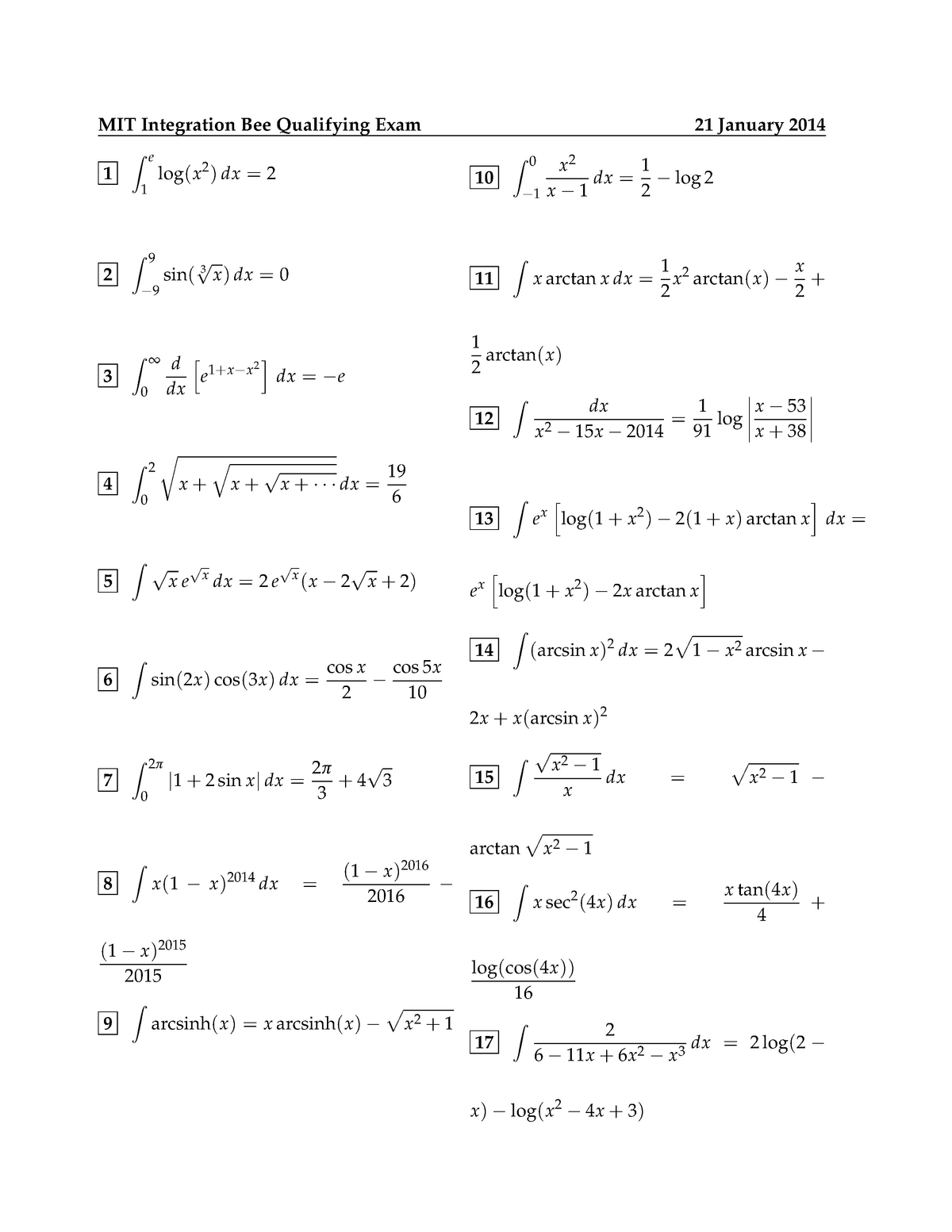 qualifying-round-2014-answers-mit-integration-bee-qualifying-exam-21