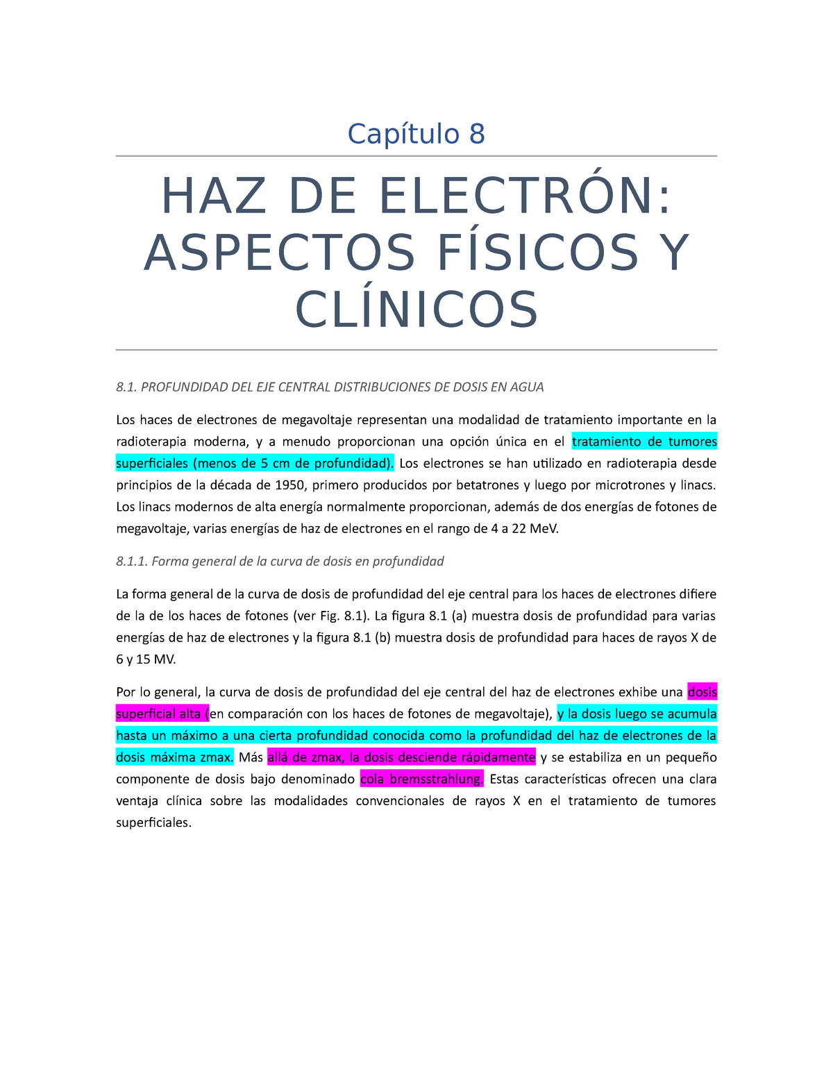 Capítulo 8 Haz De Electrones - Capítulo 8 HAZ DE ELECTRÓN: ASPECTOS ...