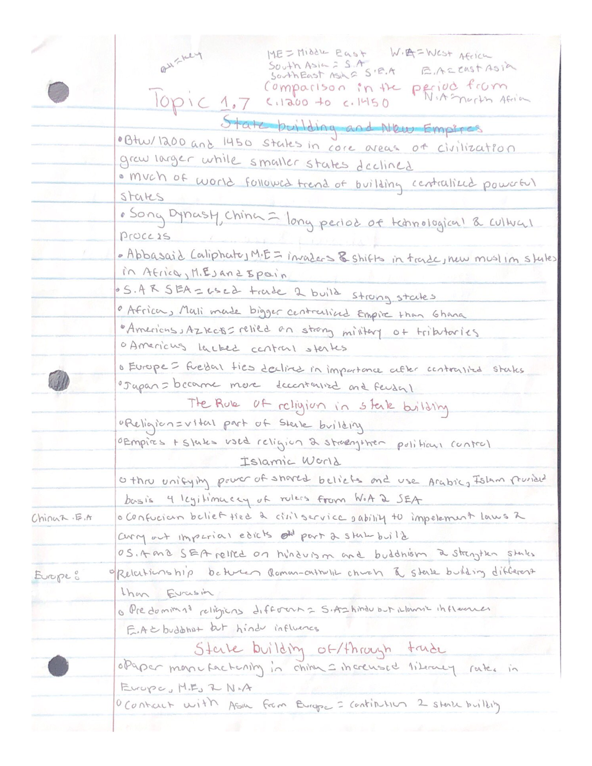 Scanned Documents 2 - Compare and contrast state building in 120-1450 ...