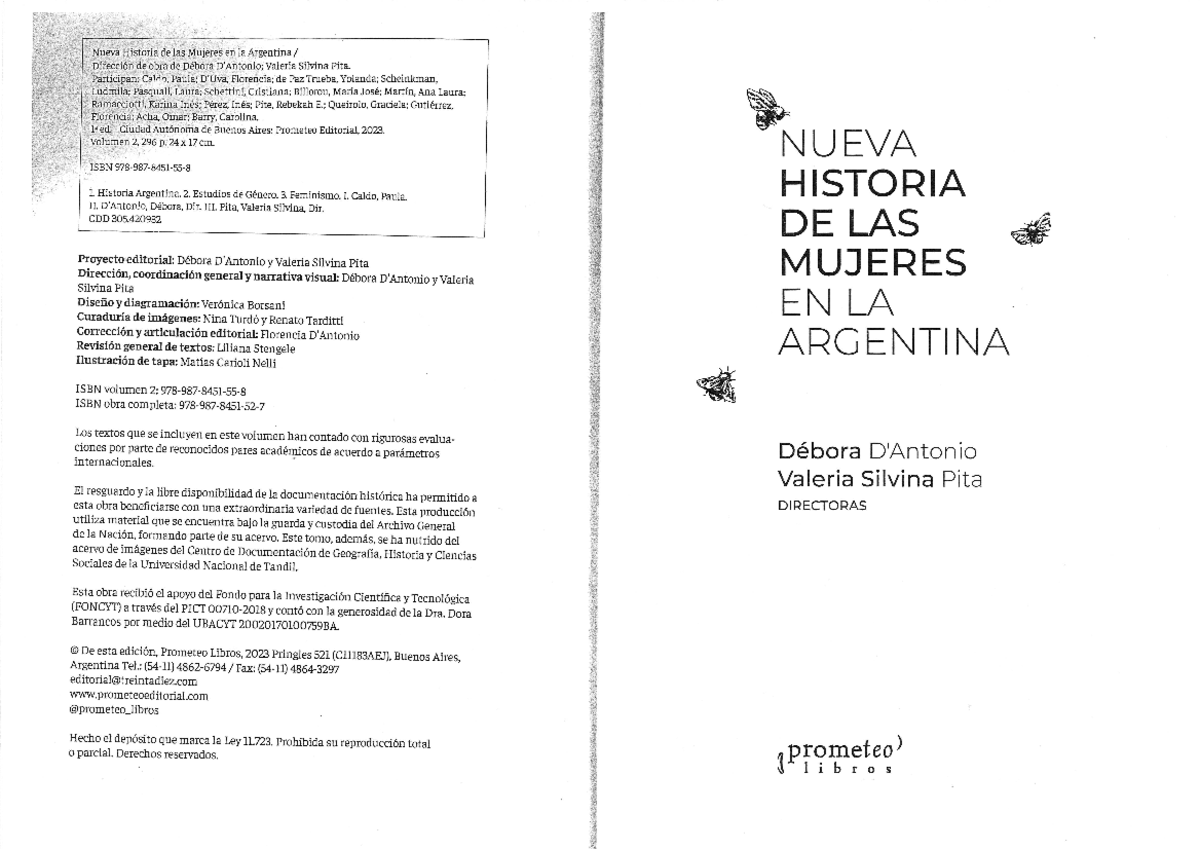 Nueva Historia de Mujeres en ARgentina - historia social - Studocu