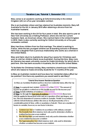 Final Template Taxation Law 192 Q copy - 1 1 – TAXABLE INCOME Income ...