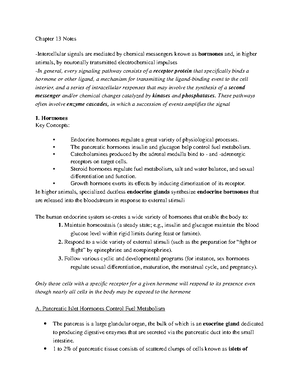 BMB 401 Chapter 12 Textbook Notes - Chapter 12 Notes The Rate Of A ...