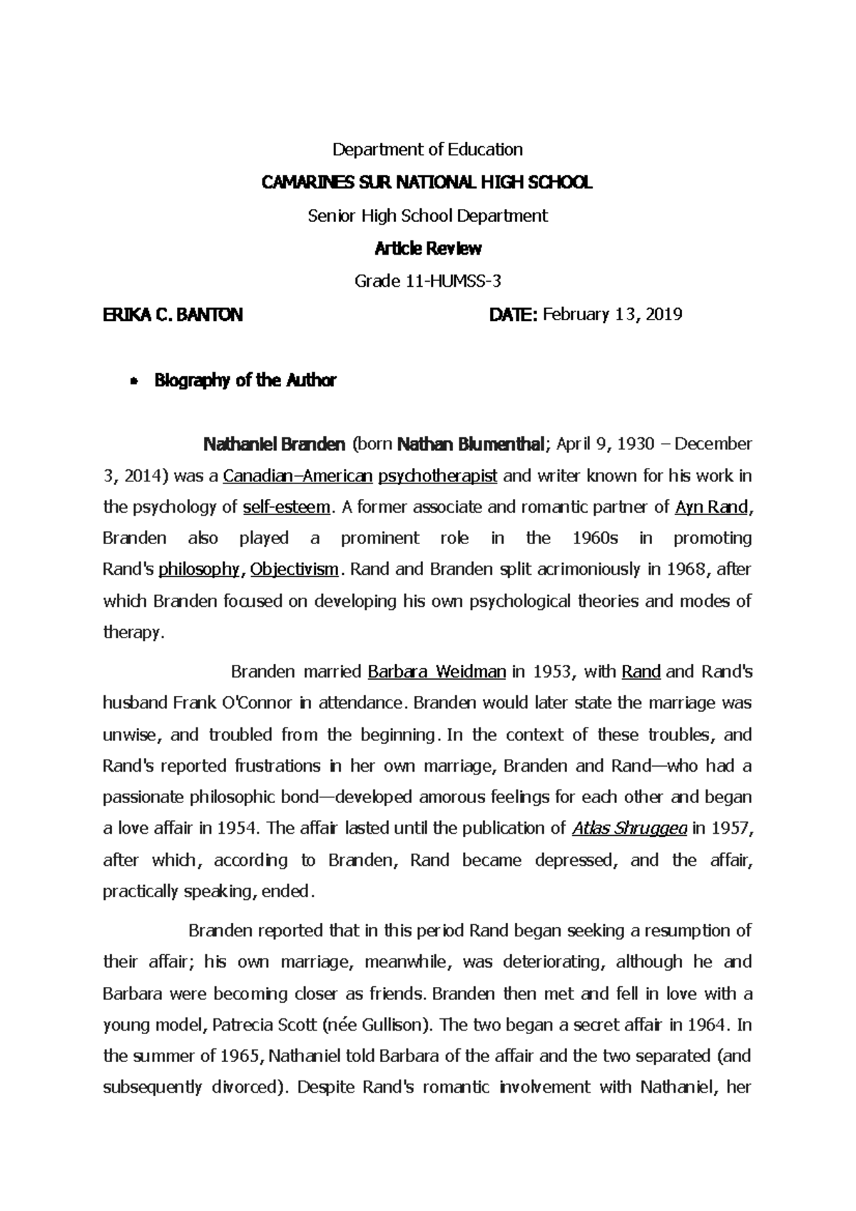 The College of New Jersey visual data 8