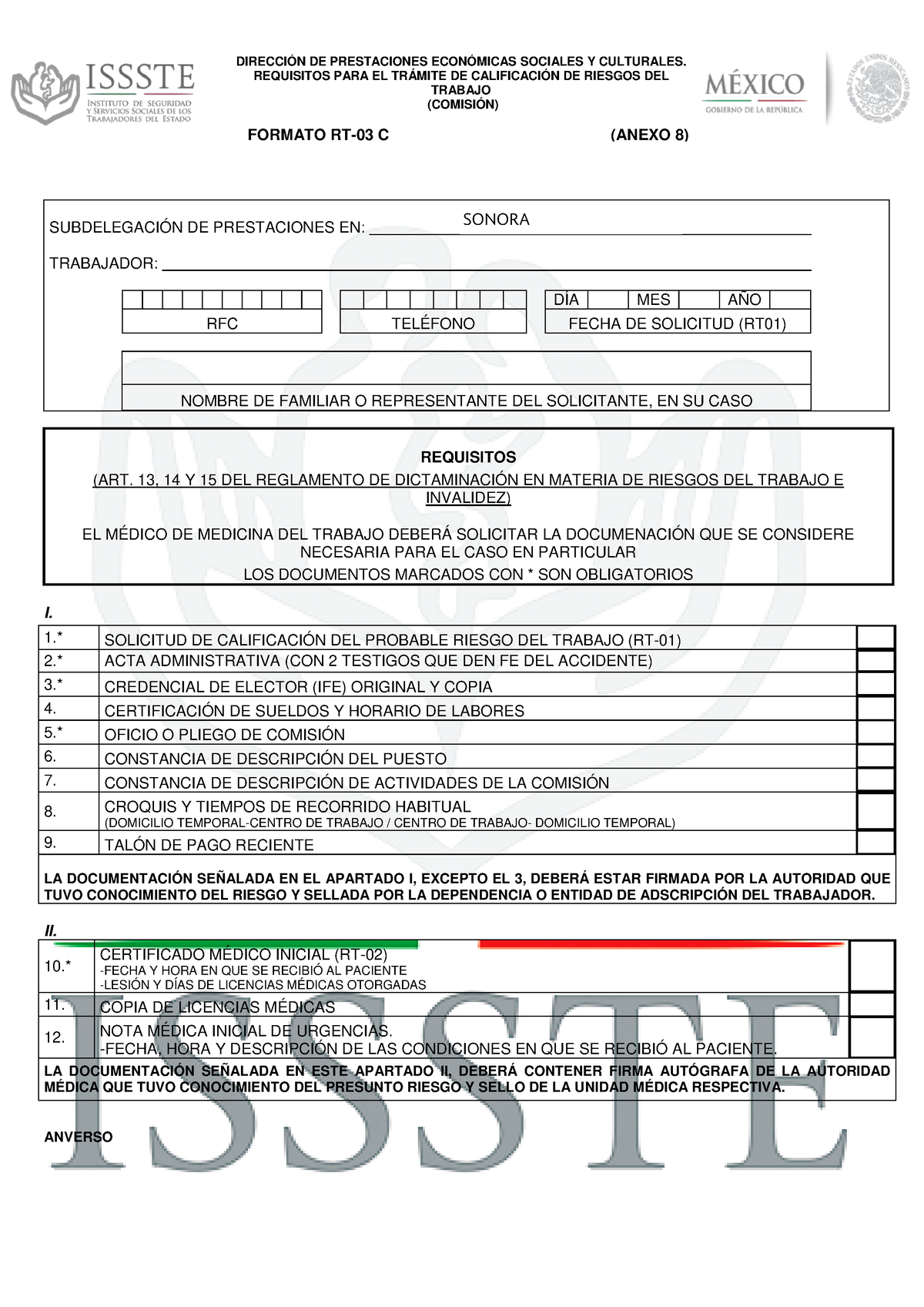 Formatos RT-03 C - Educativo Profesional - DIRECCIÓN DE PRESTACIONES ...