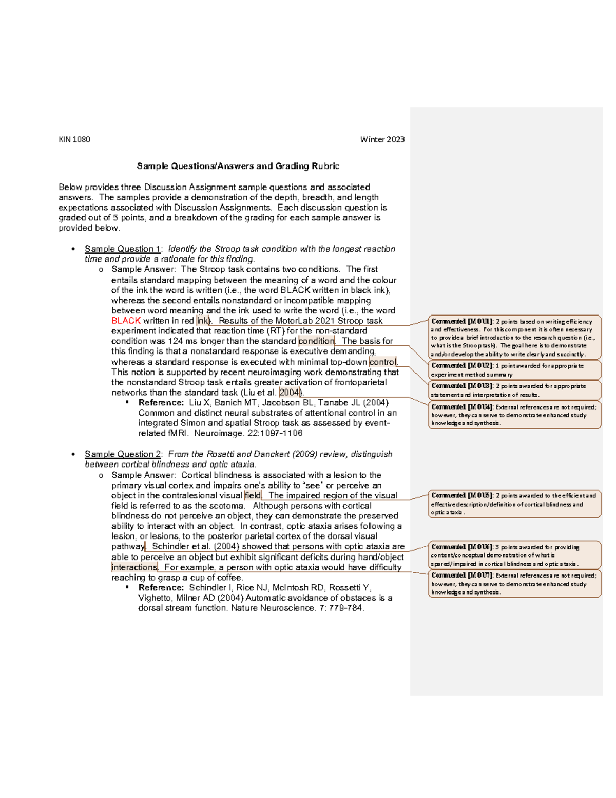 business law 1080 - KIN 1080 Winter 2023 Sample Questions/Answers and ...