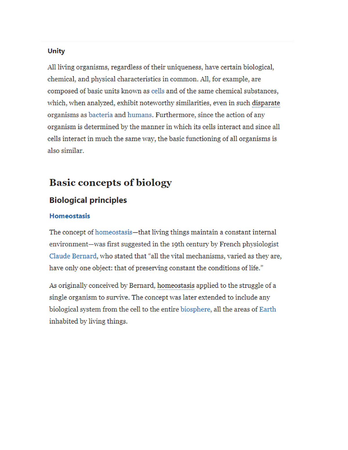 Biology - BS - Biology - Studocu