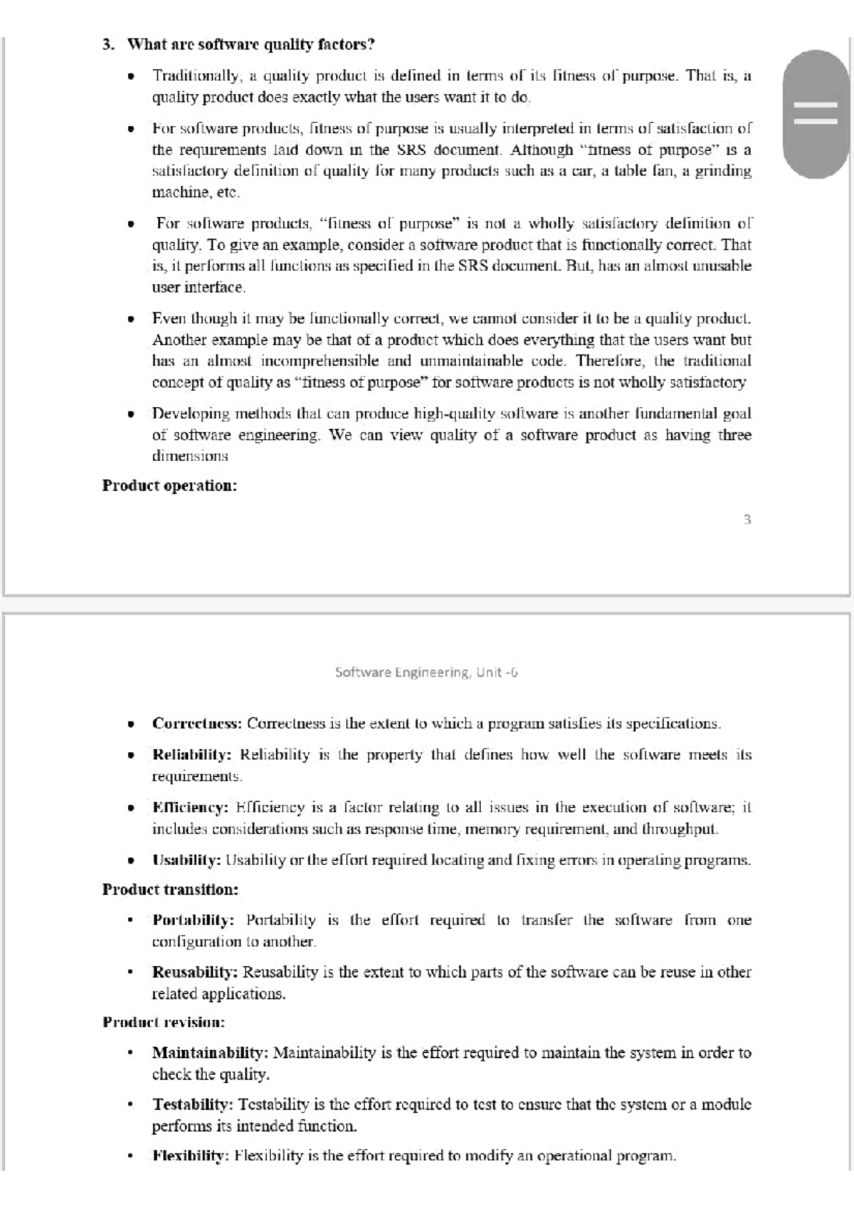 SE Unit 5 Answers - Ntg - COMPUTER SCIENCE ENGINEERING - Studocu