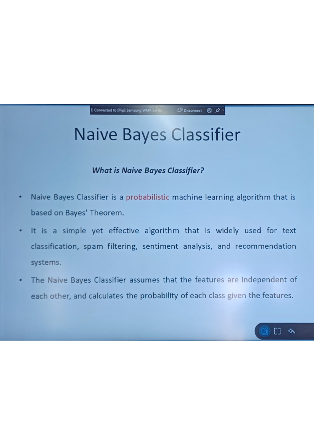 3Naive Bayes Classifier ML - computer science and engineering - Studocu