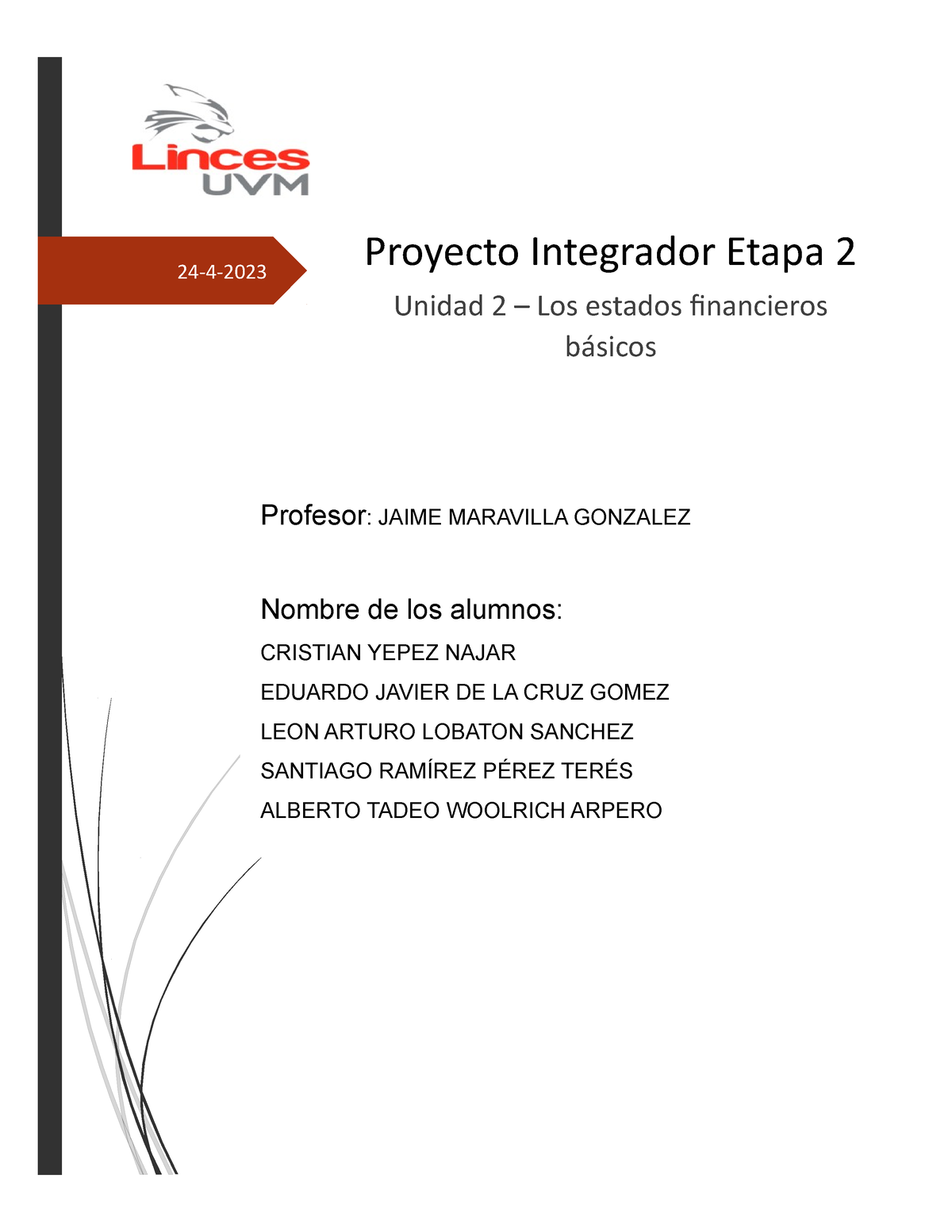 A8 E7 - Actividad 8 Con 10 De Calificacion - 24-4- Proyecto Integrador ...