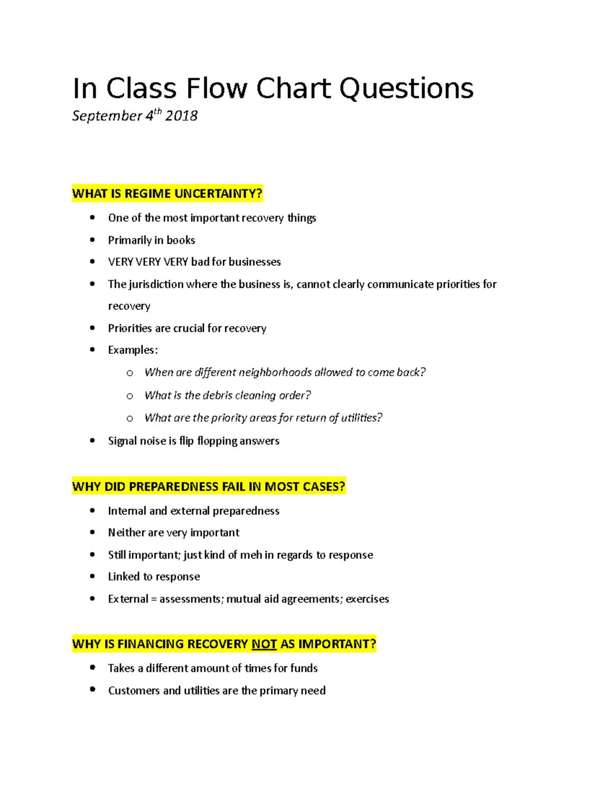 In Class Flow Chart Questions 9:4 - In Class Flow Chart Questions ...