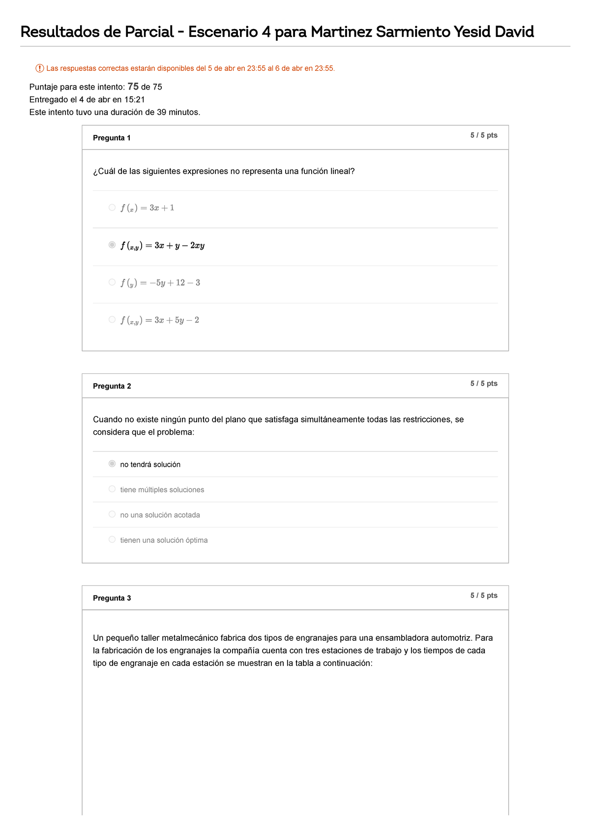 Escenario 4 - Investigacion De Operaciones - Resultados De Parcial ...