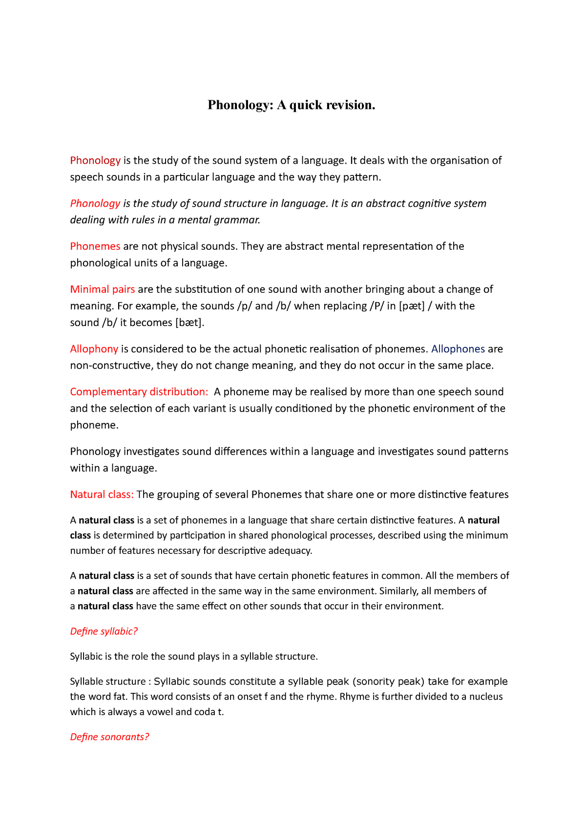 2015-revising-phonology-phonology-a-quick-revision-phonology-is-the