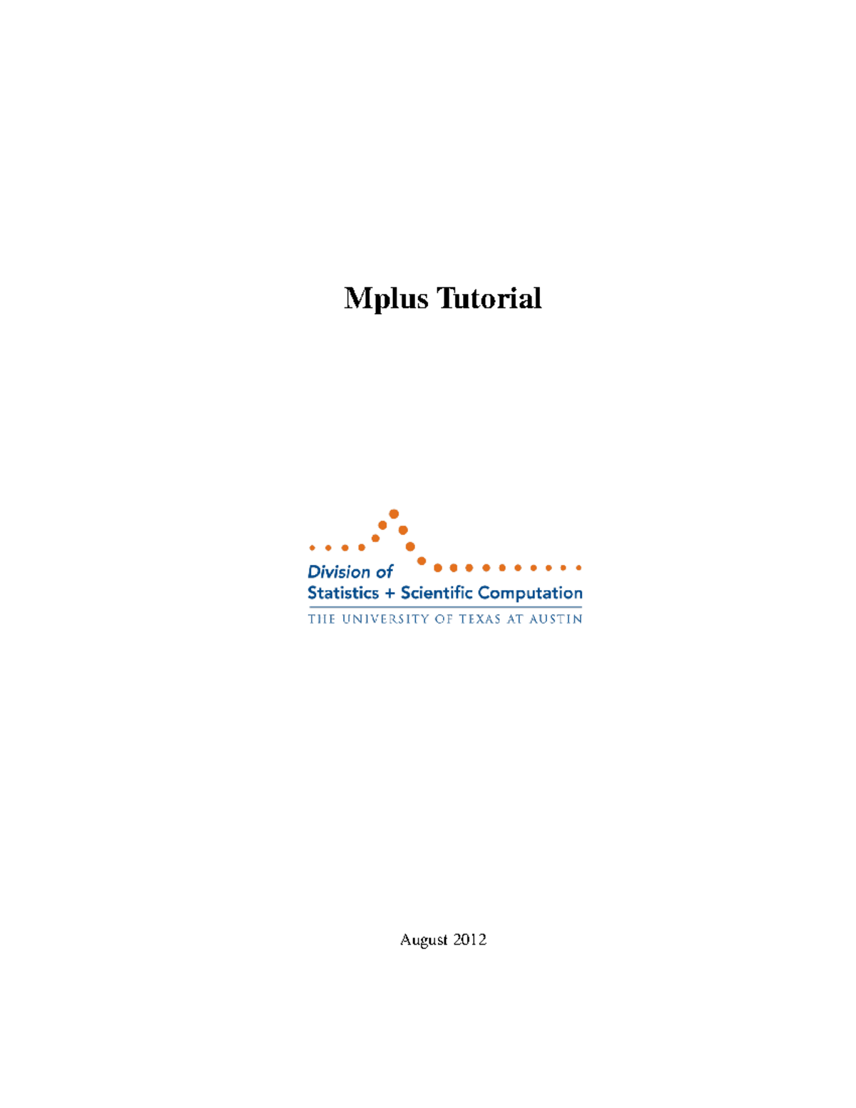 MPLUS TUTORIAL visual data 6