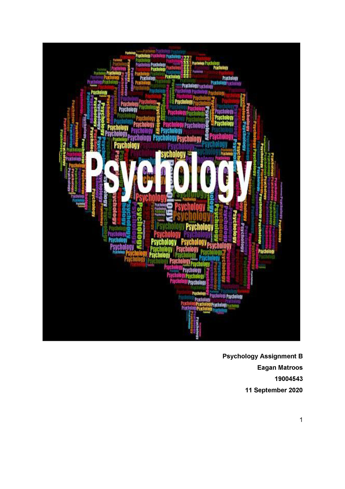 subject assignment psychology