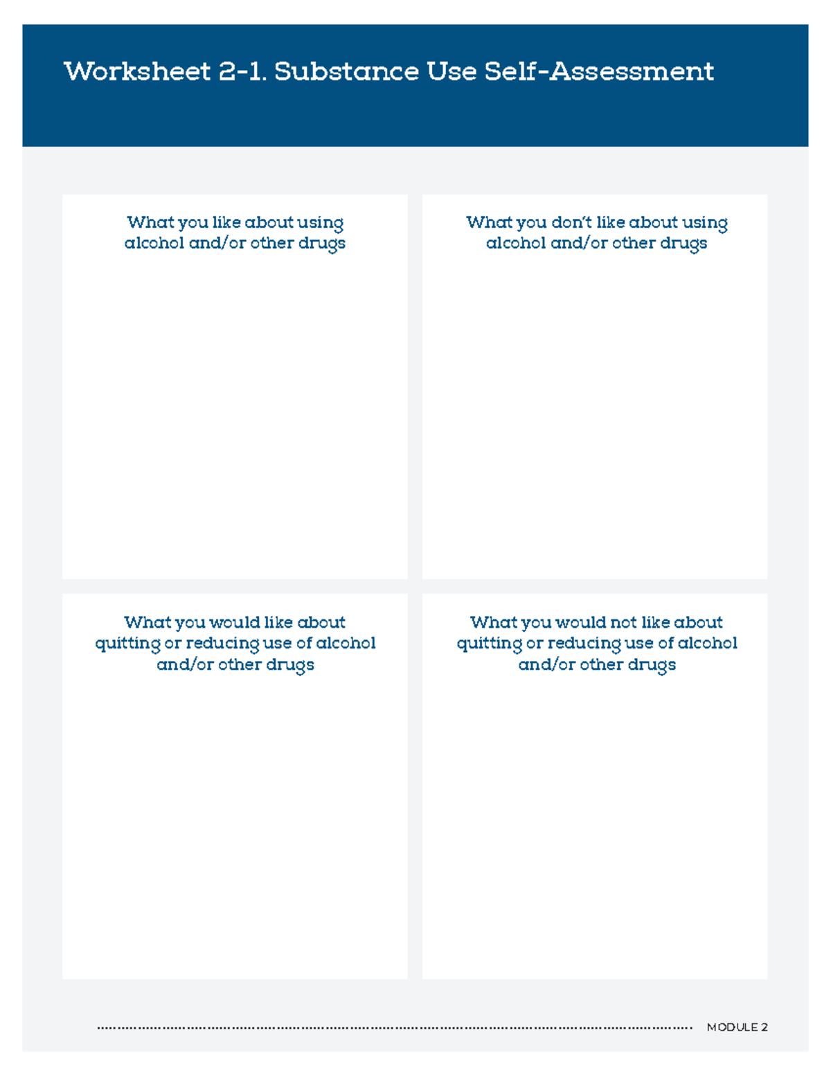 Worksheet+2-1+fillable+3 - ART 223 - Worksheet 2 - 1. Substance Use ...