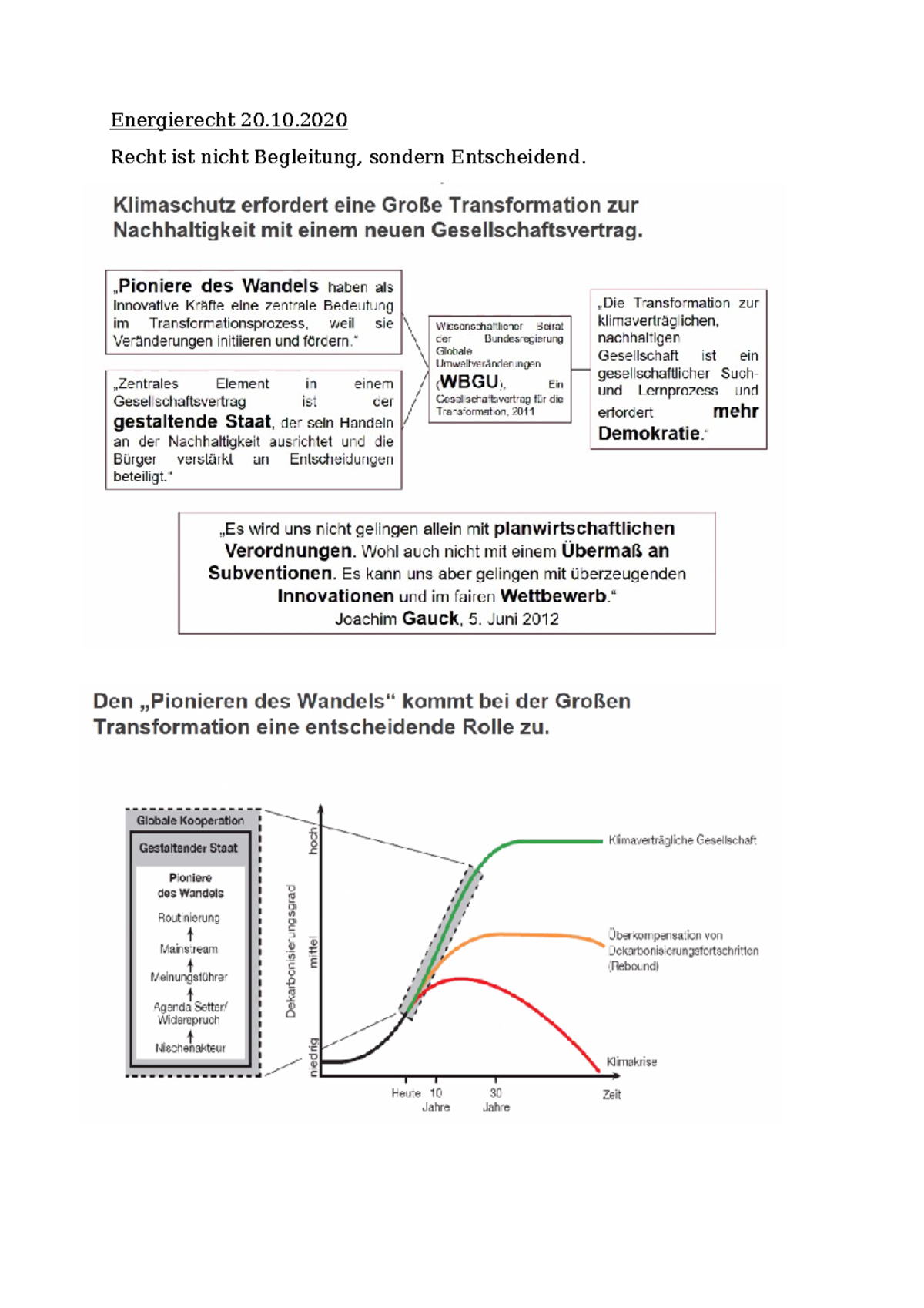 Energierecht Notizen - Zusammenfassung Zum Lernen Und Zum Wiederholen ...