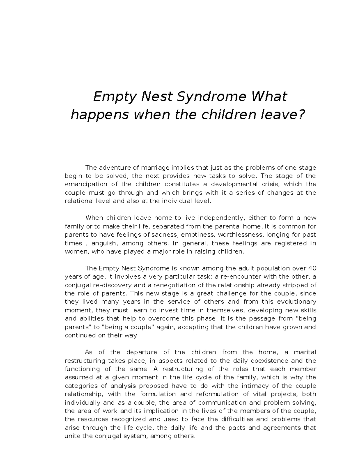 empty-nest-syndrome-lecture-notes-1-empty-nest-syndrome-what