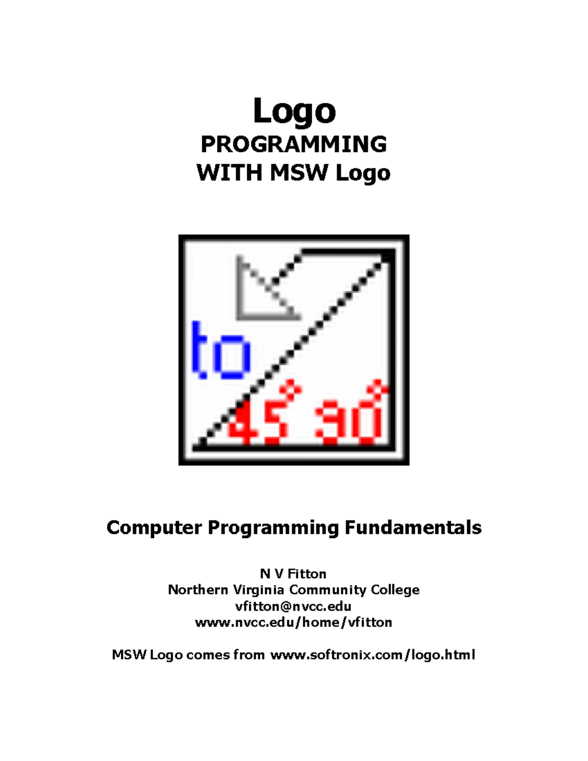 MSW Logo Programming Fundamentals - Studocu