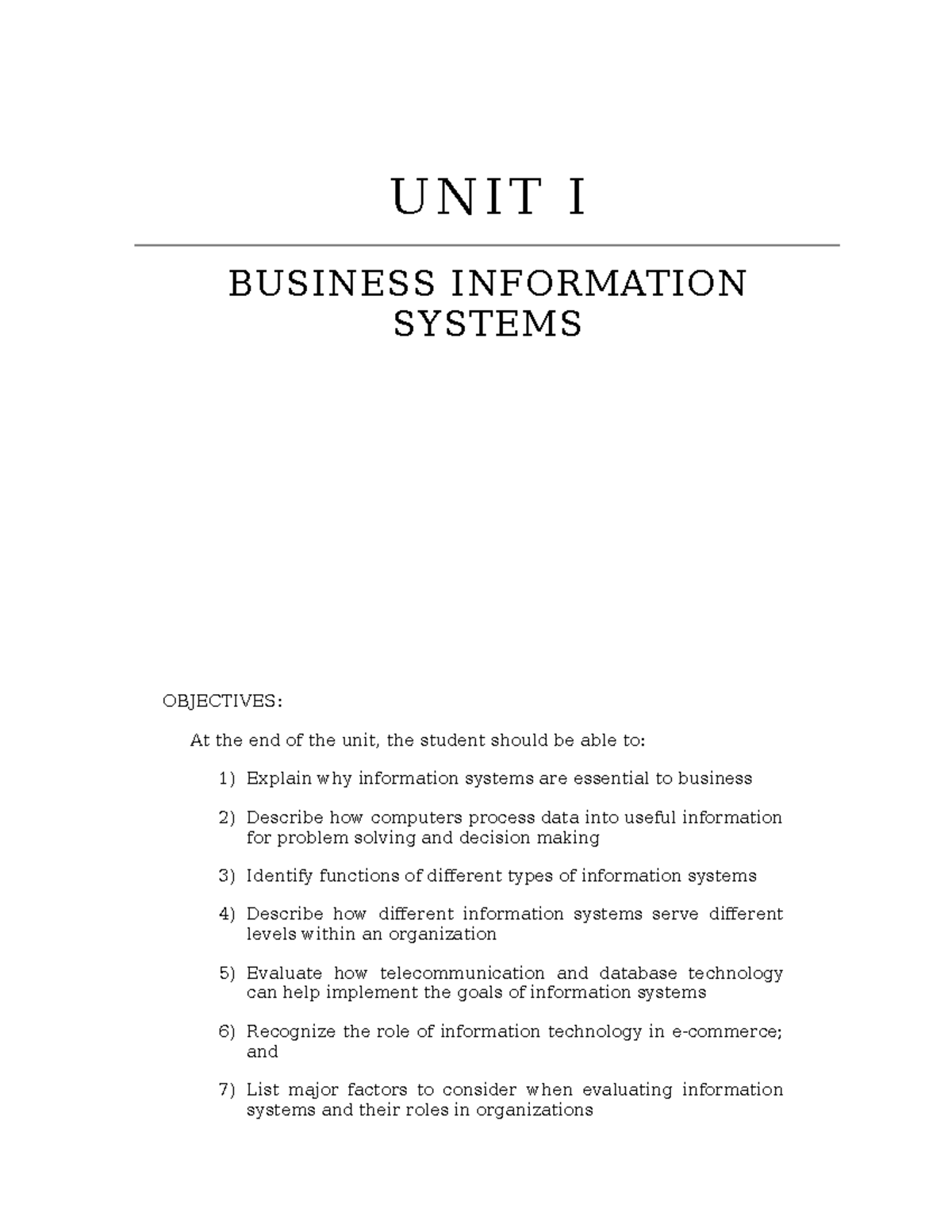 unit01-business-information-systems-unit-i-business-information