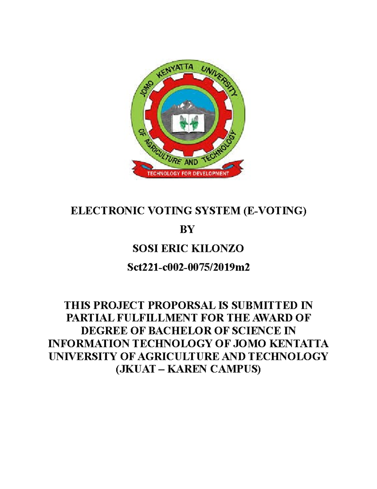 term paper on electronic voting system