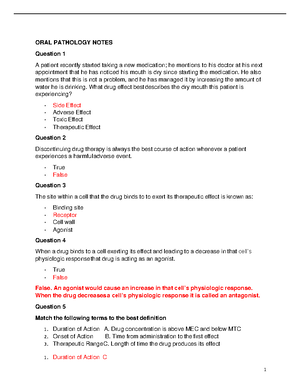 Oral Pathology II Midterm Exam Study Guide - Midterm Exam Oral ...