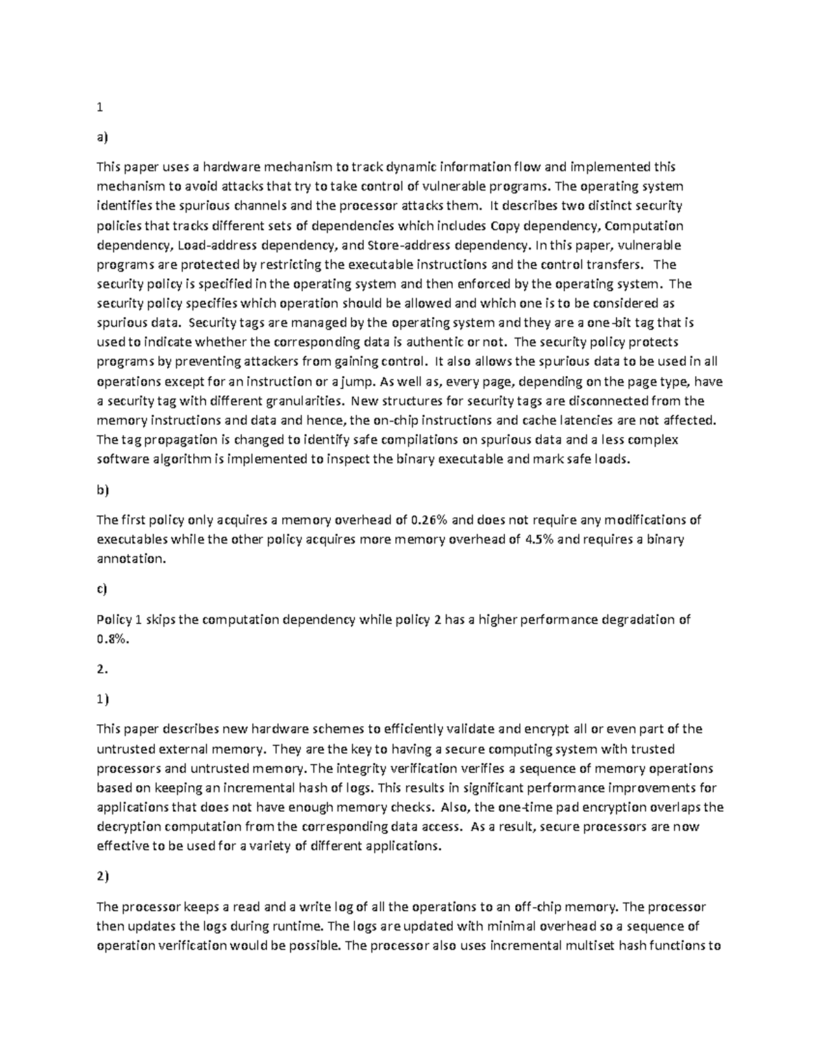 ECE 568 - Advanced Microprocessor Architecture And Design - Homework 4 ...