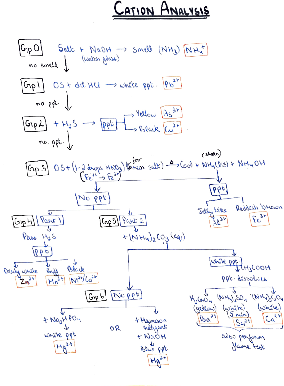 Cation Analysis Dec 02, 2022 - Chemistry SL - CATION ANaLysis Salk NaOH ...