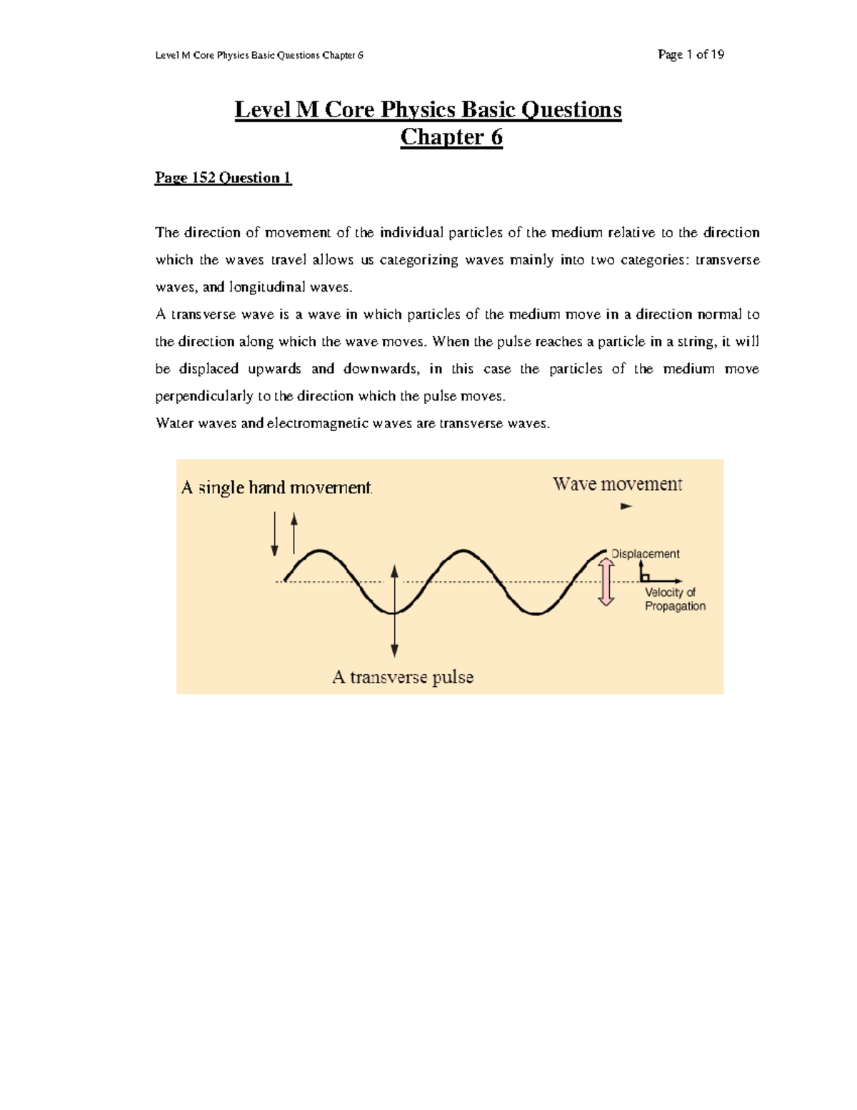 G11 Physics BQ Chapter 6 ISC-Lahore - Level M Core Physics Basic ...