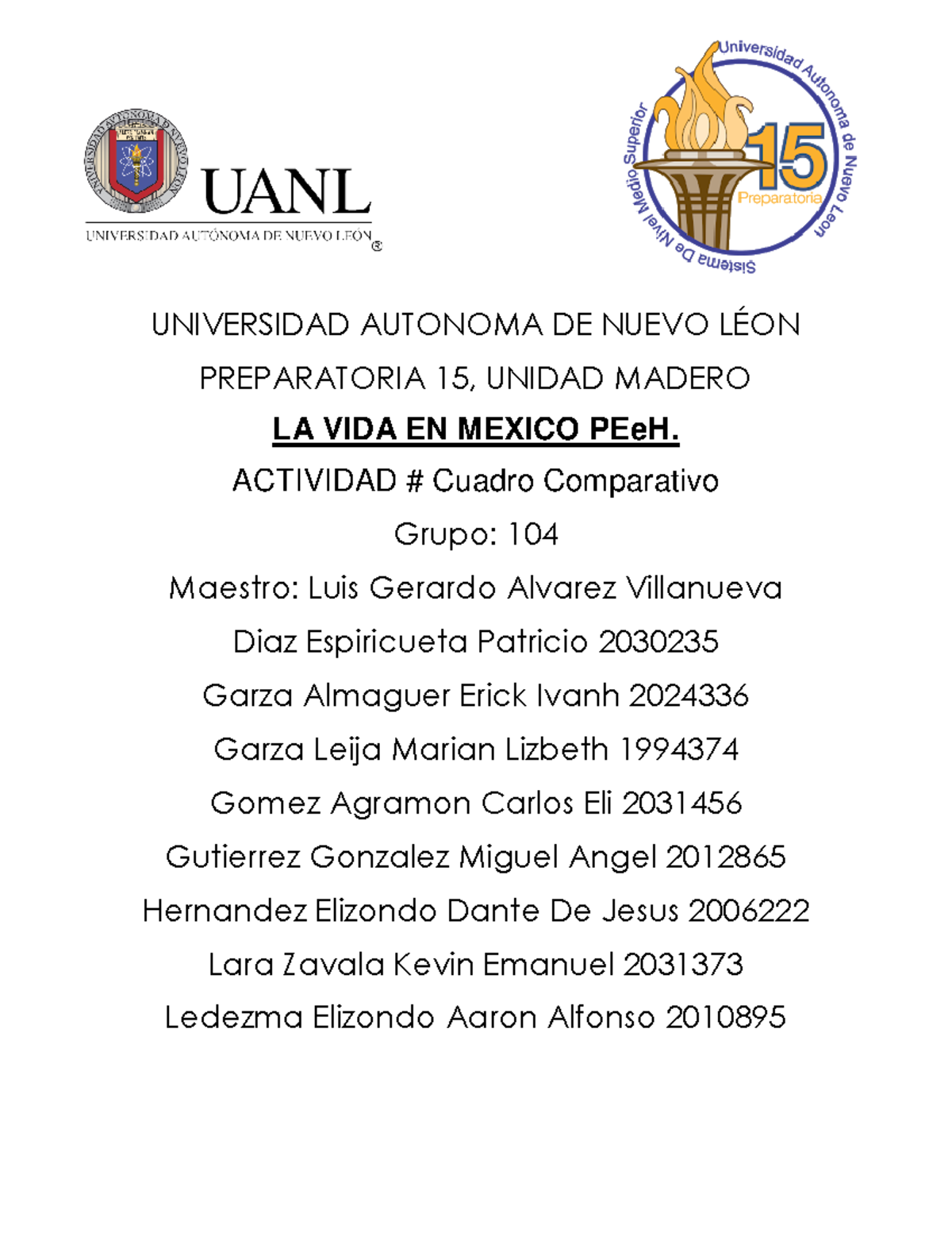 Equipo 2 EV2 LVM - Evidencia 2 - UNIVERSIDAD AUTONOMA DE NUEVO LÉON ...