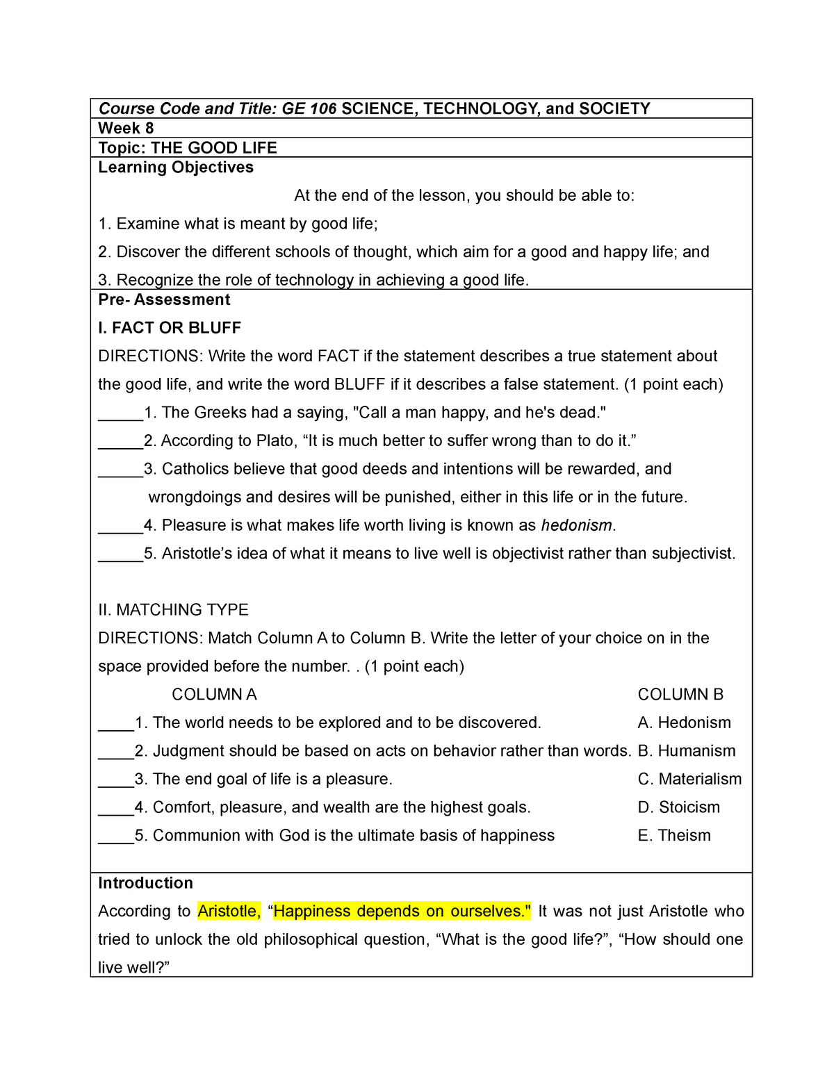 6-sts-week-8-course-code-and-title-ge-106-science-technology-and