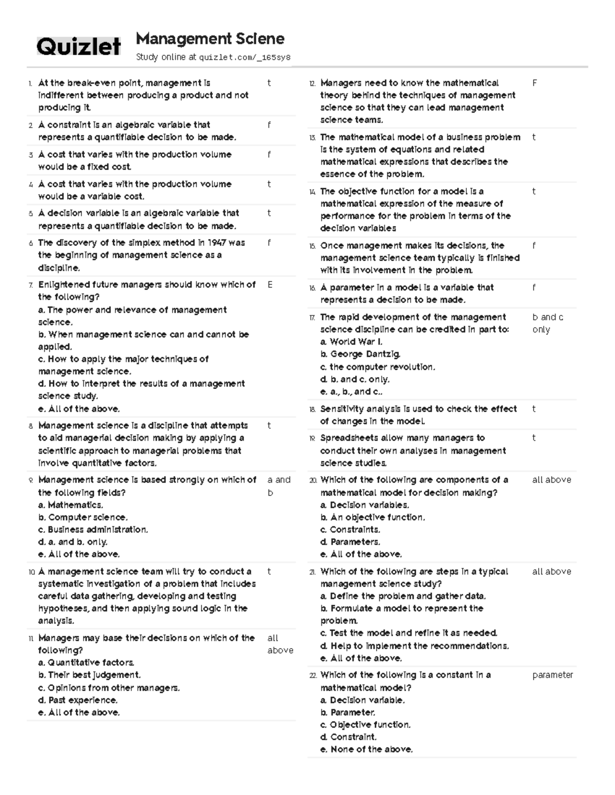 Sample/practice exam 6 November 2020, questions and answers - At the ...