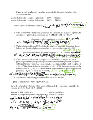 Biochemistry Practice Problems - What are the func and key regulators ...