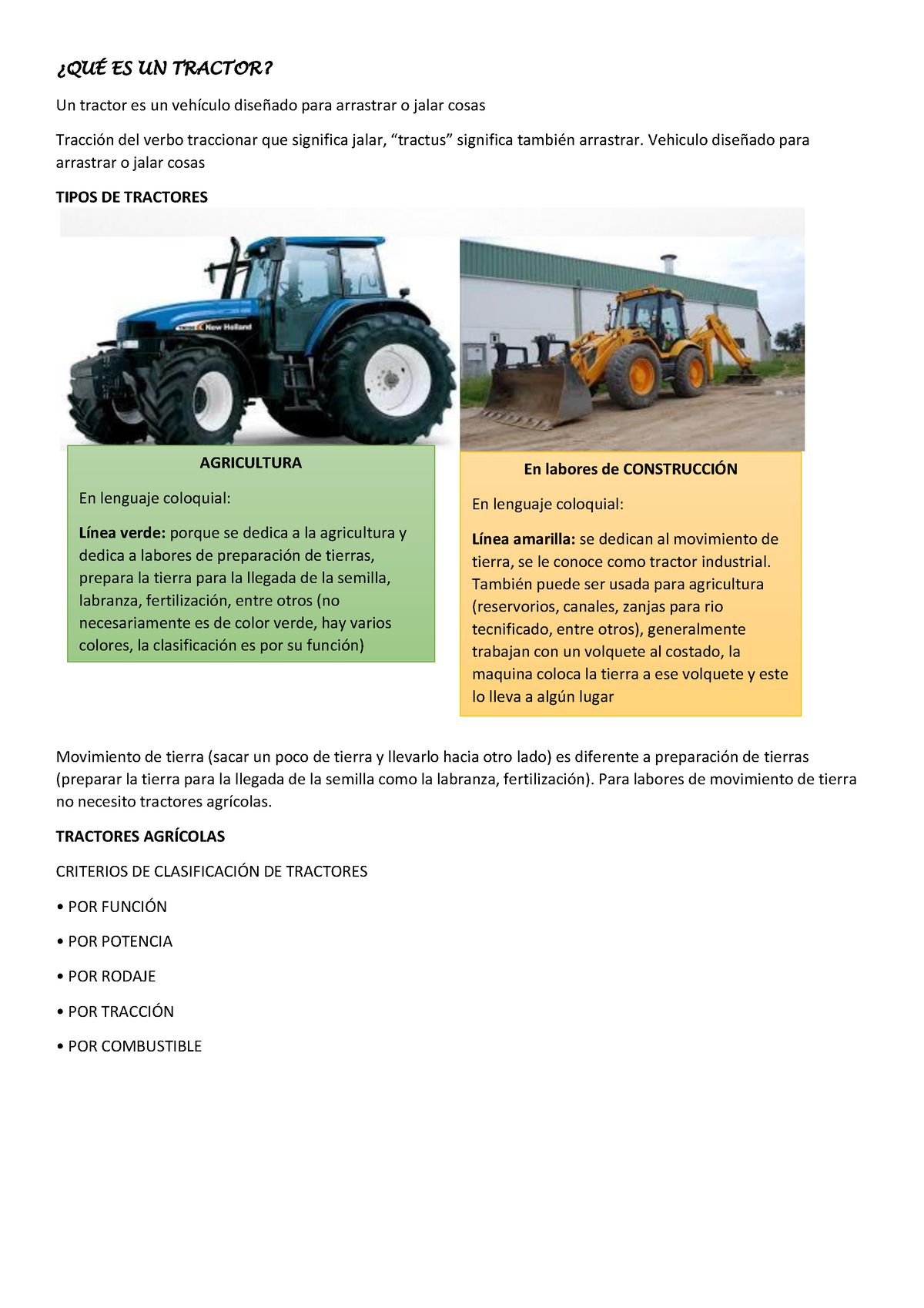 Tractores Labo Pc Vnmx Qu Es Un Tractor Un Tractor Es Un