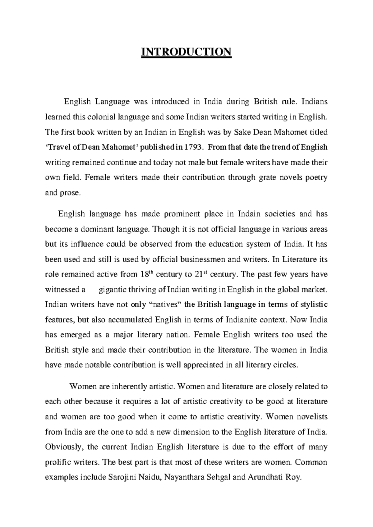 35 Introduction - INTRODUCTION English Language was introduced in India ...