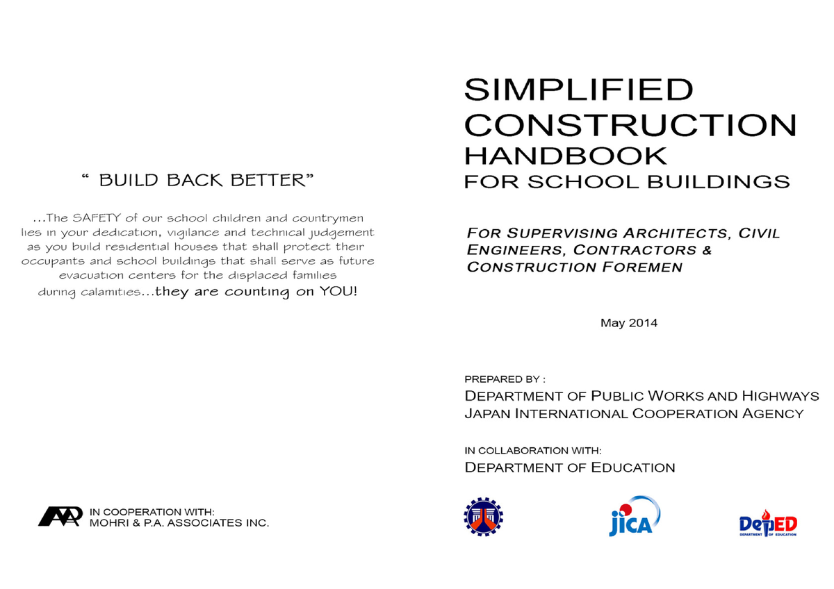 Simplified Construction Handbook - BSCivil Engg - Studocu