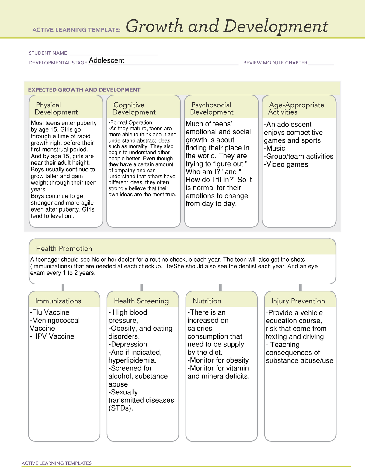 Active Learning Template Growth And Development Older vrogue co