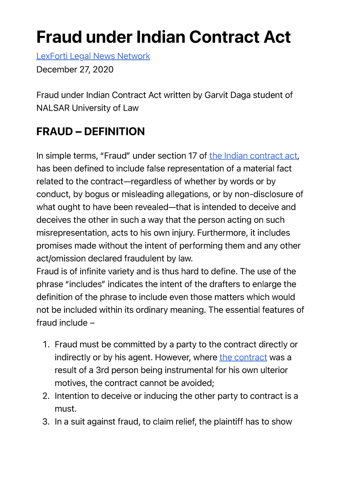 fraud-under-indian-contract-act-lex-forti-fraud-under-indian