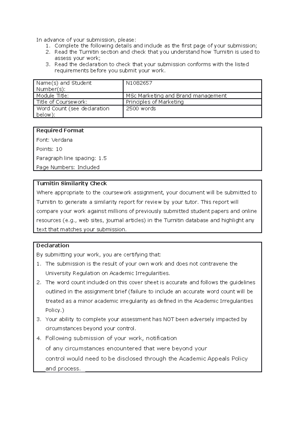 NBS-Course Work-Draft - MKTG015 - NTU - Studocu